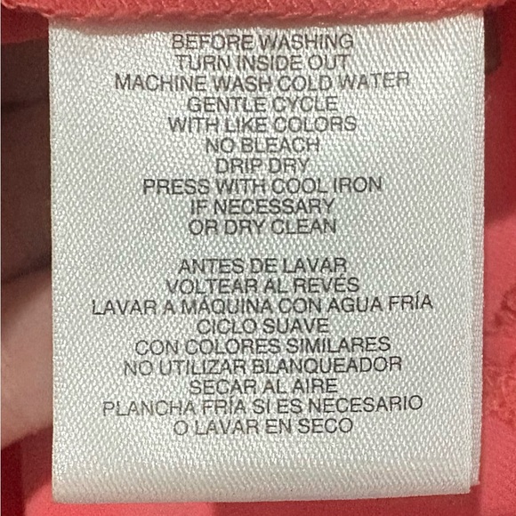 NWT Anne Klein Coral Pink Top with Ruffled Sleeves Size XL - Picture 6 of 6